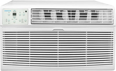 Emerson Quiet Kool 230V 12K BTU Air Conditioner with Remote Control-Quiet In Wall A/C Unit, EATC12RE2, White