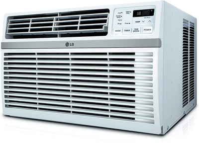 LG LW8016ER 8,000 BTU 115V Window-Mounted Remote Control Air Conditioner, White