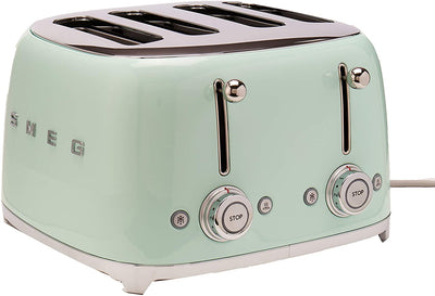 Smeg 4 Slot Toaster Pastel Green TSF03 PGUS